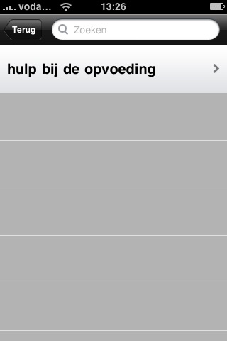 Klikpad 2: Hulp bij de opvoeding